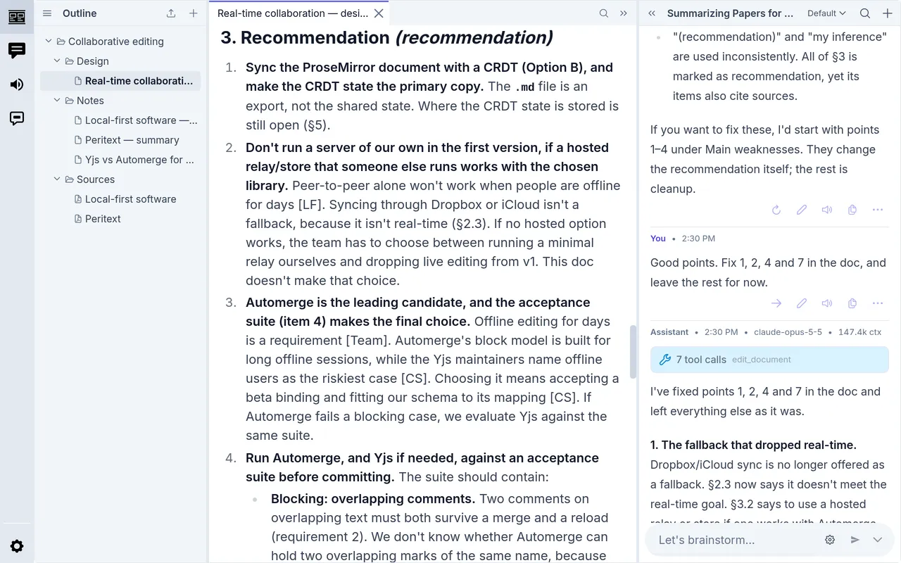 The recommendation after the fixes